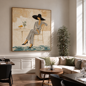 Coastal Muse Figure Wall Art