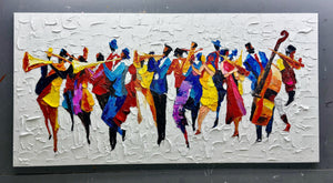 Chromatic Orchestra Textured Wall Art