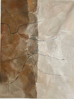 Earth Line Textured Wall Art