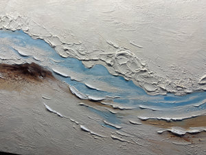 Arte de pared texturizado Sandy Tide