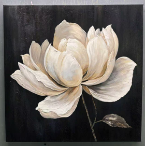 Midnight Magnolia Floral Wall Art