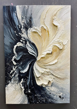 Arte de Pared Texturizado Ivory Bloom