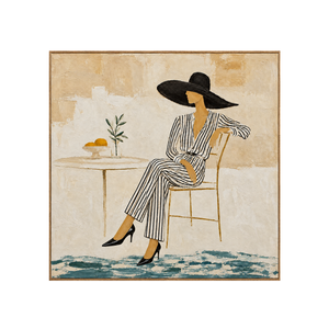 Coastal Muse Figure Wall Art