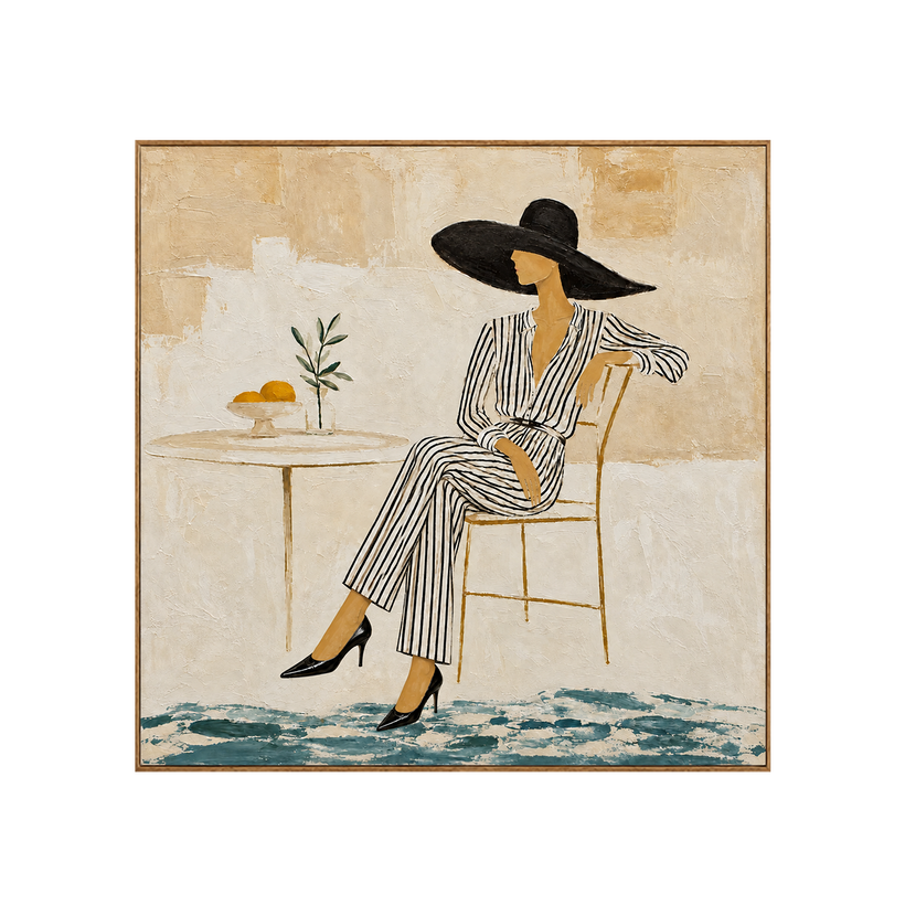 Coastal Muse Figure Wall Art