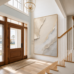 Quiet Plaster Textured Wall Art