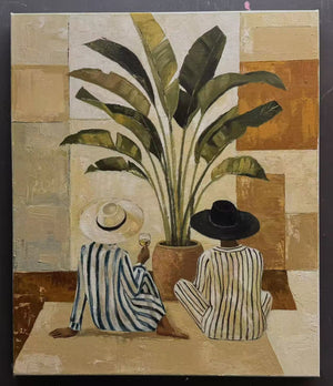 Tropical Vessel Still Life Wall Art
