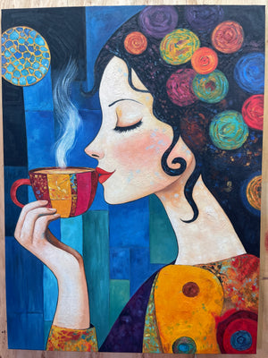Morning Muse Textured Coffee Wall Art