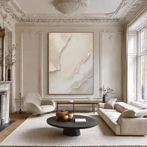 Quiet Plaster Textured Wall Art