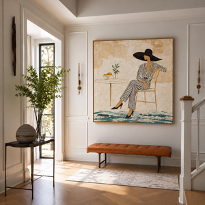 Coastal Muse Figure Wall Art
