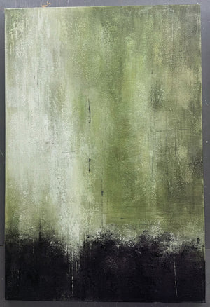Olive Shadow Textured Wall Art