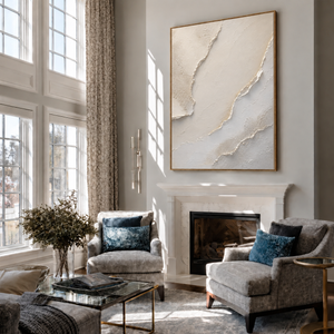 Quiet Plaster Textured Wall Art