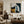 Gilded Current Abstract Wall Art displayed above a sofa in a neutral interior | Oildeco