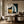 Gilded Current Abstract Wall Art styled in a contemporary entryway | Oildeco