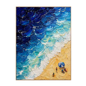 Beach Wave Ocean Wall Art | OILDECO