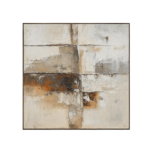 Rust Horizon Abstract Wall Art | Oildeco