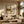 Rust Horizon Abstract Wall Art shown in a calm bedroom setting | Oildeco
