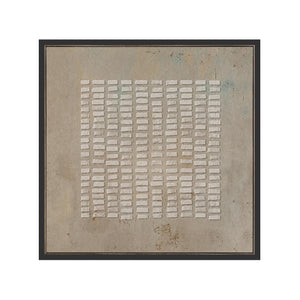 White Rhythm Textured Wall Art | Oildeco
