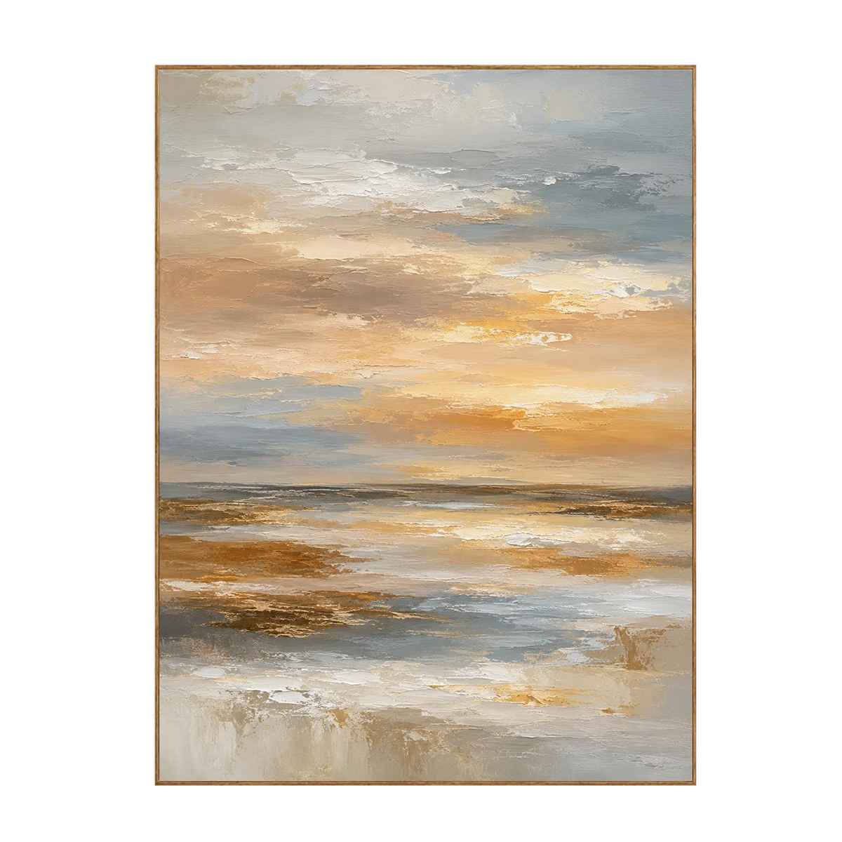 Arte de pared costero Amber Sky