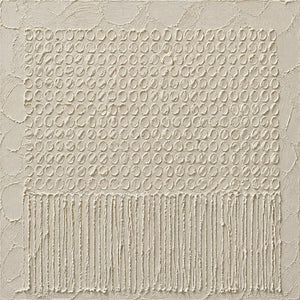 Original artwork view of Ivory Weave Textured Wall Art | Oildeco