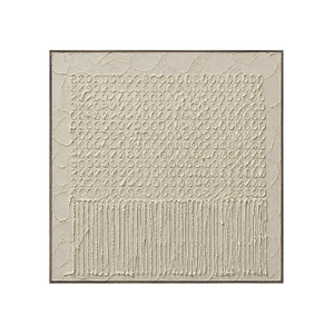 Ivory Weave Textured Wall Art | Oildeco