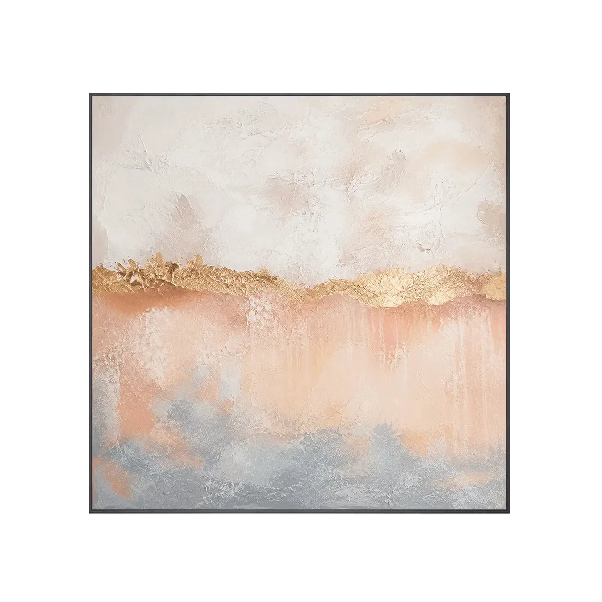 Blush Veil Textured Wall Art