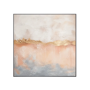 Blush Veil Textured Wall Art | Oildeco
