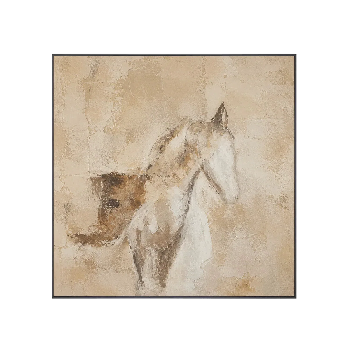 Ochre Horse Study Wall Art