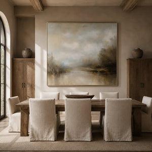 Silver Creek Landscape Wall Art room scene 4 | Oildeco