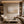 Misty Horizon Abstract Wall Art shown in a calm bedroom setting | Oildeco