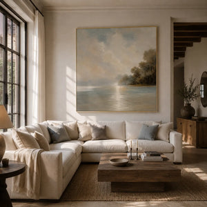 Quiet Cove Landscape Wall Art room scene 3 | Oildeco
