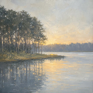 Golden Grove Landscape Wall Art room scene 1 | Oildeco