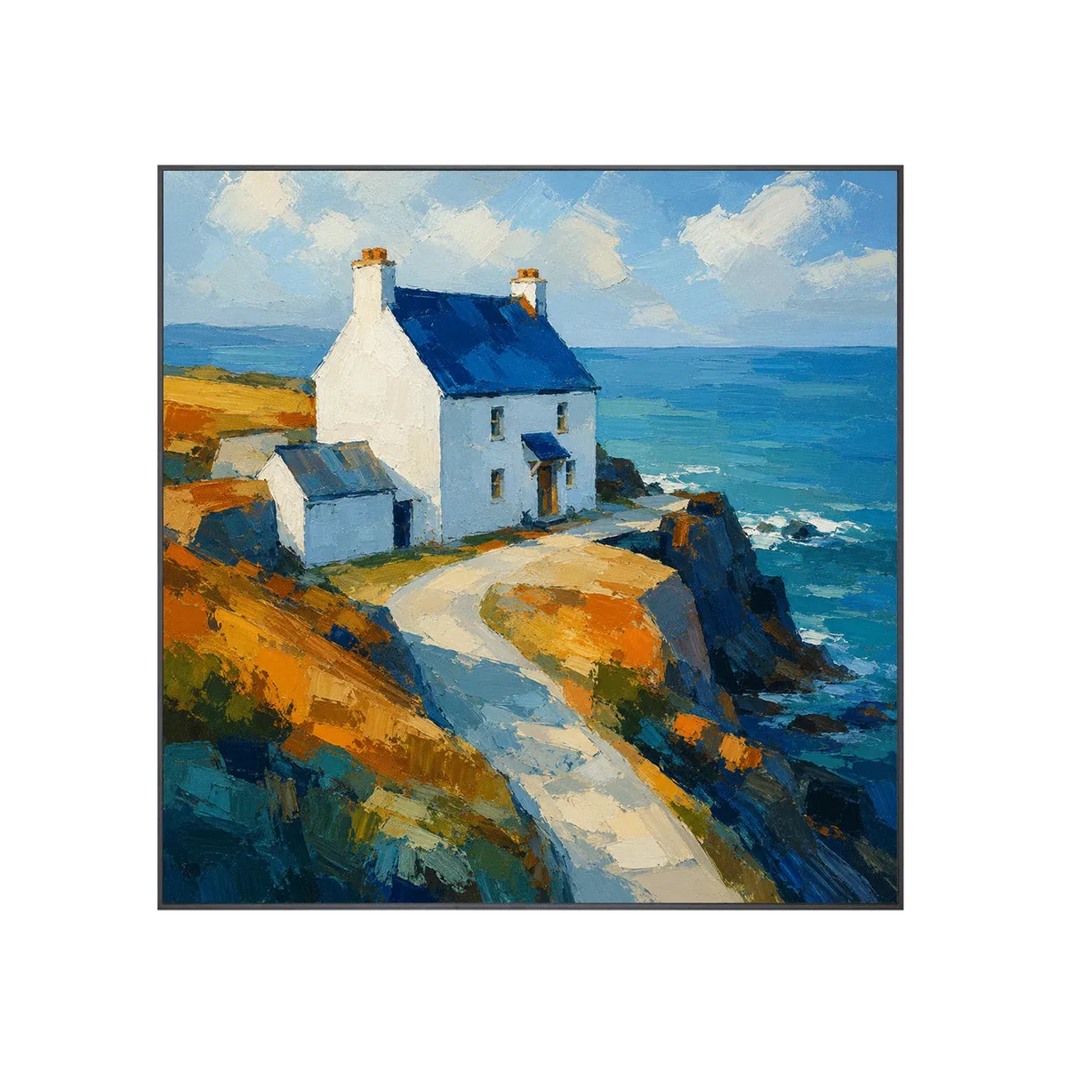 White Chapel Coastal Wall Art