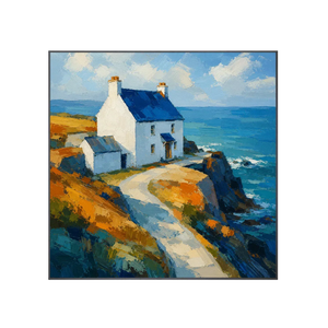 White Chapel Coastal Wall Art | Oildeco