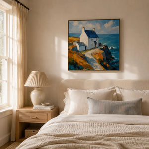White Chapel Coastal Wall Art room scene 6 | Oildeco
