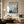Blue Mistfall Abstract Wall Art room scene 5 | Oildeco