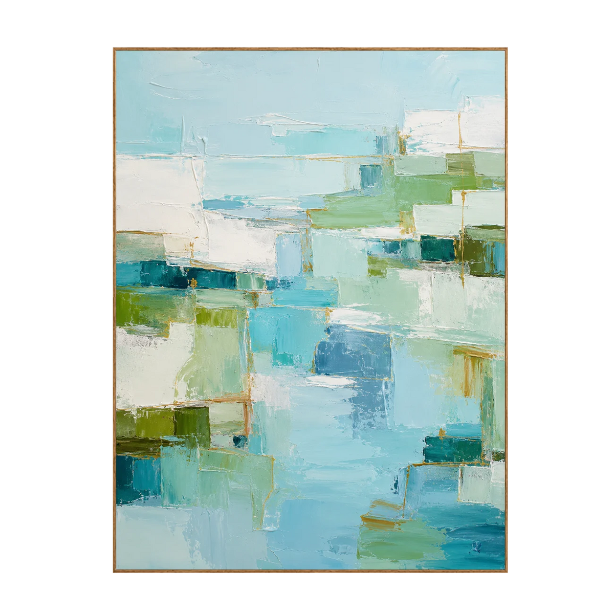 Arte de pared abstracto Aqua Passage