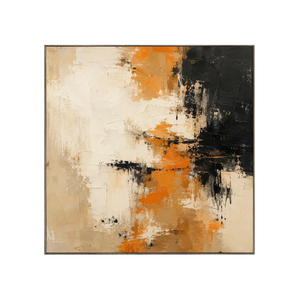 Ochre Drift Textured Wall Art | Oildeco
