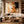Ochre Drift Textured Wall Art room scene 5 | Oildeco