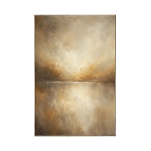Golden Veil Textured Wall Art | Oildeco