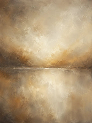 Golden Veil Textured Wall Art room scene 1 | Oildeco