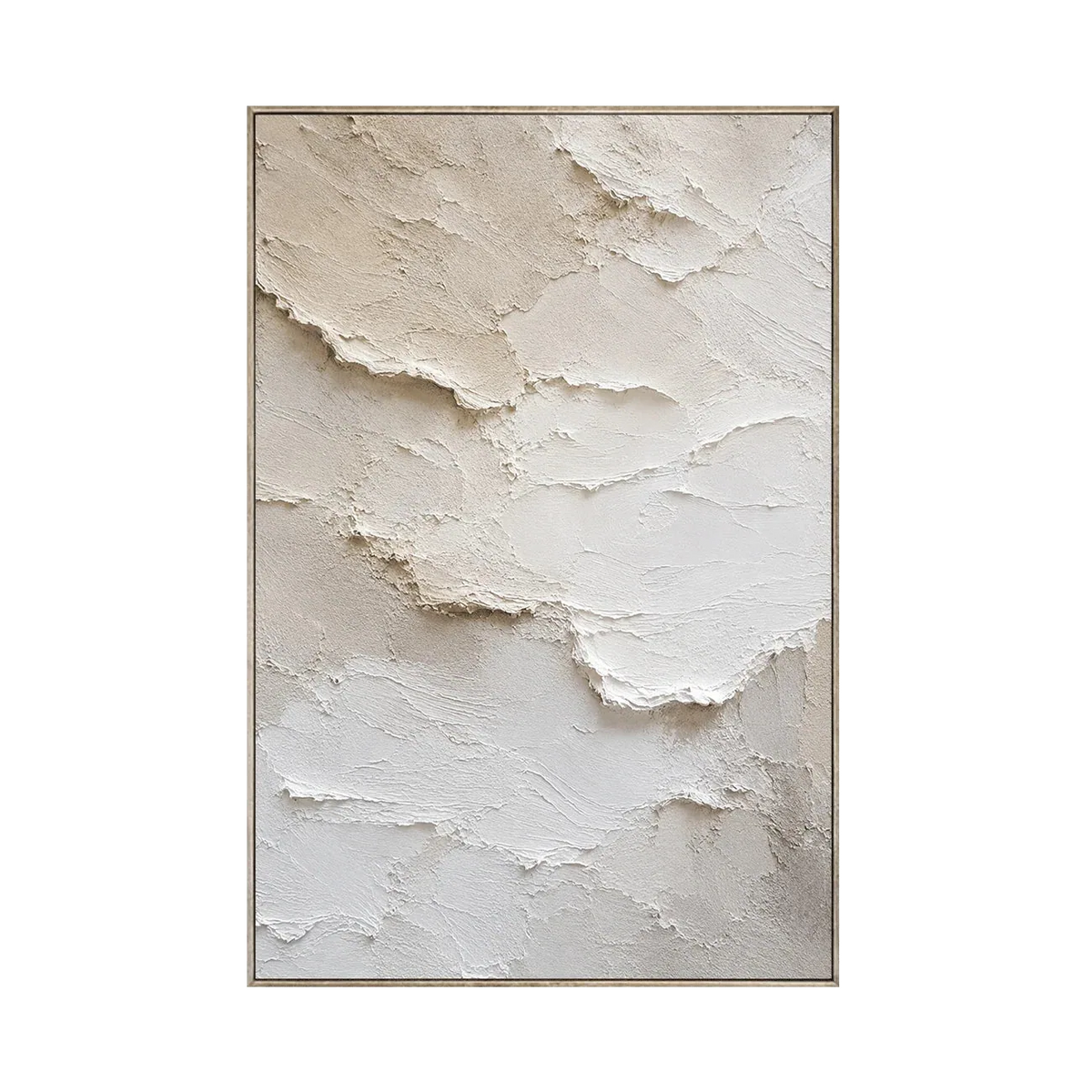 Layered Plaster Textured Wall Art