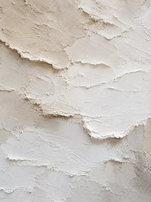 Layered Plaster Textured Wall Art room scene 1 | Oildeco