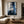 Blue Rift Abstract Wall Art room scene 2 | Oildeco