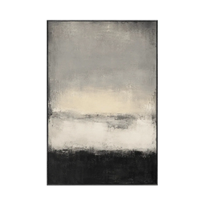 Charcoal Mist Textured Wall Art | Oildeco
