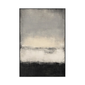 Charcoal Mist Textured Wall Art | Oildeco