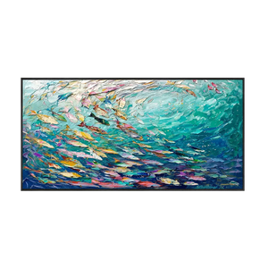 Azure Shoal Ocean Wall Art | Oildeco