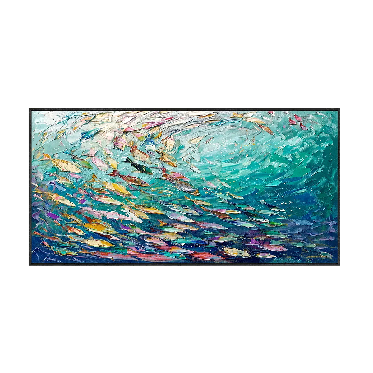Arte de pared del océano "Azure Shoal"