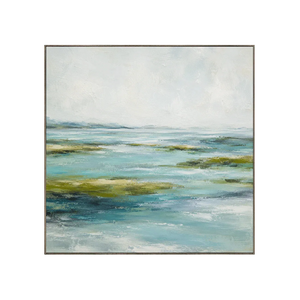 Sea Glass Landscape Wall Art | Oildeco