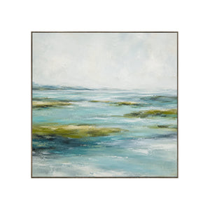 Sea Glass Landscape Wall Art | Oildeco