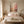 Blush Glow Abstract Wall Art room scene 4 | Oildeco